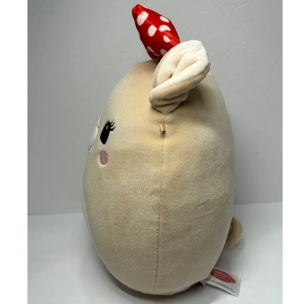 Squishmallows Rudolph Red Nosed Reindeer‎ Clarice Plush Bow Cute Small Toy 9